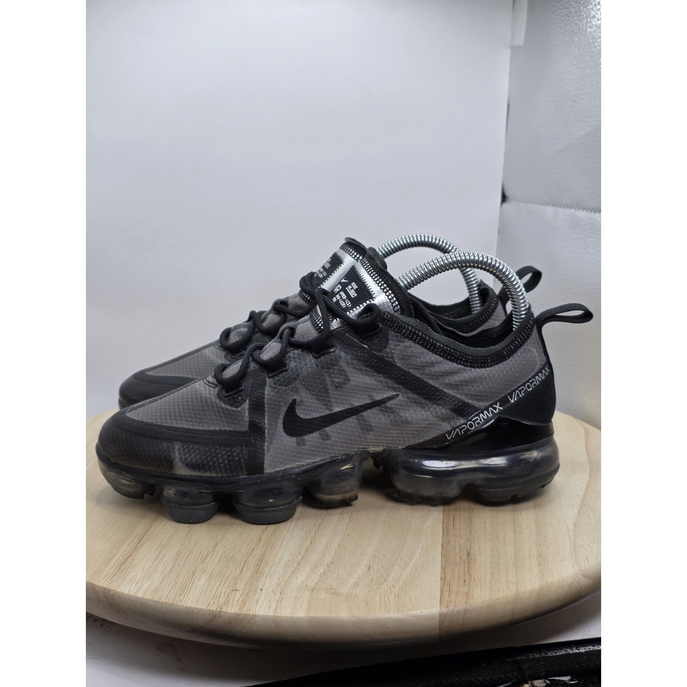 Womens Size 7.5 - Nike Air Vapormax 2019 Ghost Black Sneakers‎ AJ2616-001 GS6Y